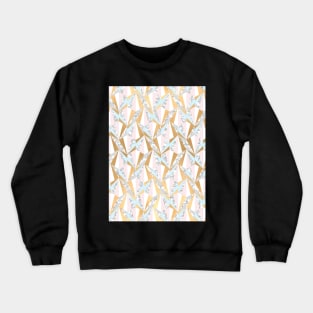 Marble & Gold Fractal Crewneck Sweatshirt